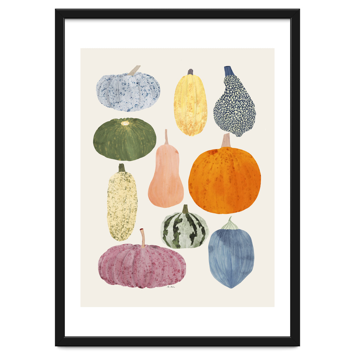 Still Life Of Pumpkins