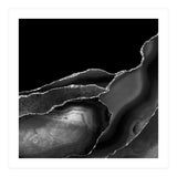 Black & Silver Agate Texture 04  (Print Only) thumbnail