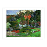 Paul Gauguin / 'Aven running through Pont-Aven', 1888, Oil on canvas. (Print Only) thumbnail