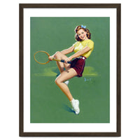 Pinup Tennis Player