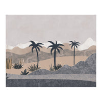 Abstract Landscape Palm Oasis (Print Only)