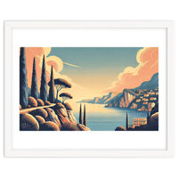 Vintage French Riviera Poster, France