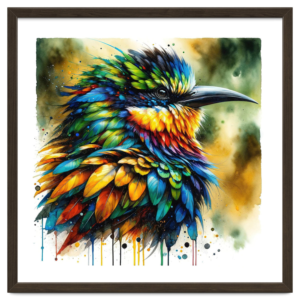 Vibrant Tropical Bird Portrait