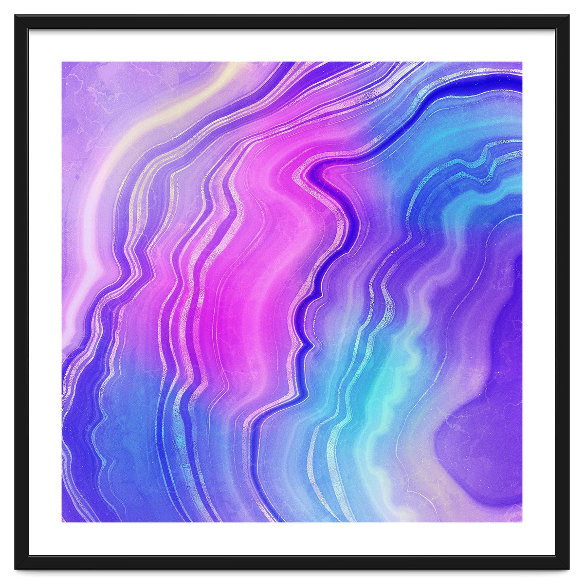 Neon Agate Texture 09
