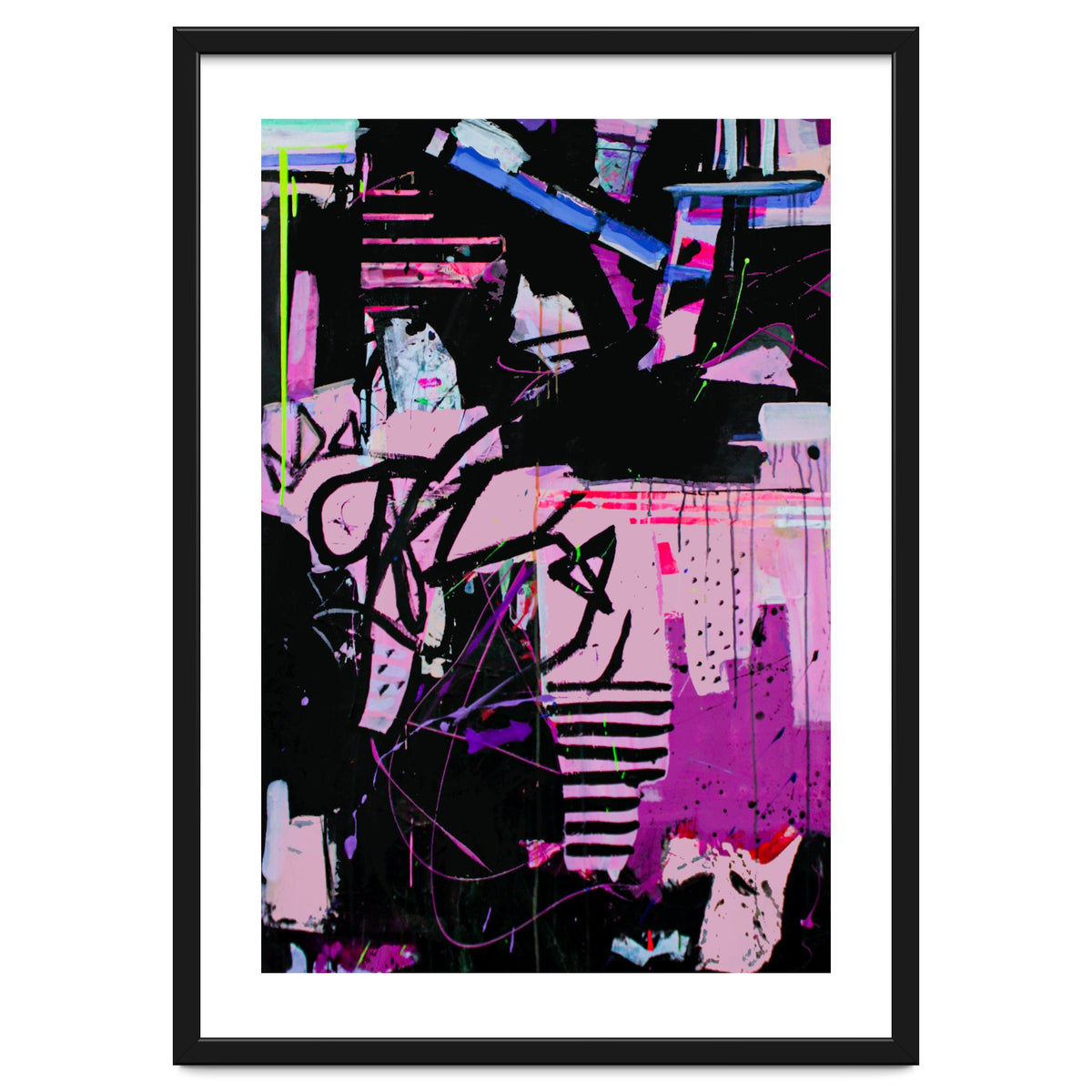 Wild Child Abstract Acrylic Colorful Arthaus Michelle Williams