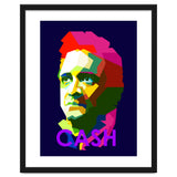 Johnny Cash Country Singer Pop Art WPAP thumbnail