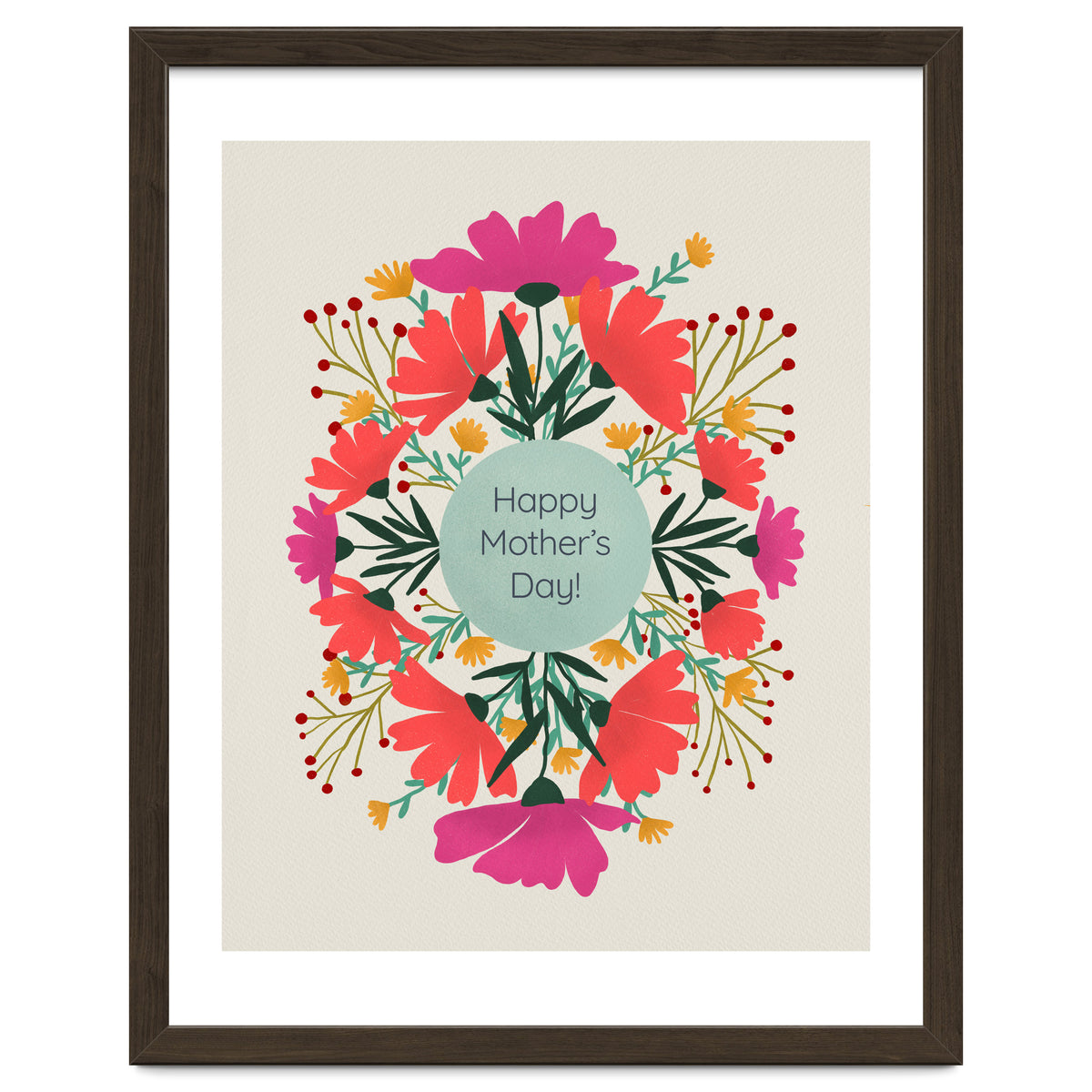 Happy mother's day floral design