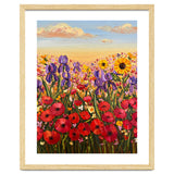Vibrant Wildflower Field Oil Painting thumbnail