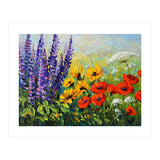 Radiant Summer Wildflower Meadow Oil Painting (Print Only) thumbnail