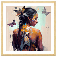 Powerful Butterfly Woman Body #2