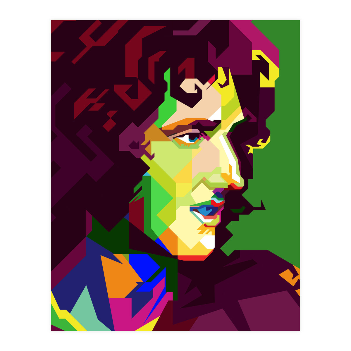 Brian Harold May Pop Art WPAP (Print Only)