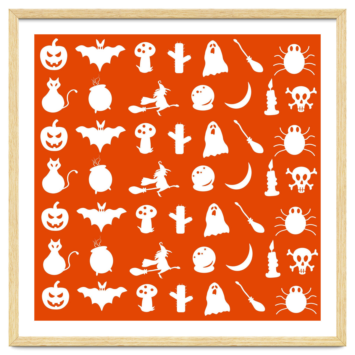 Halloween Icons Pattern