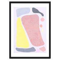 Organic Rustic Abstract Shapes Pastel II