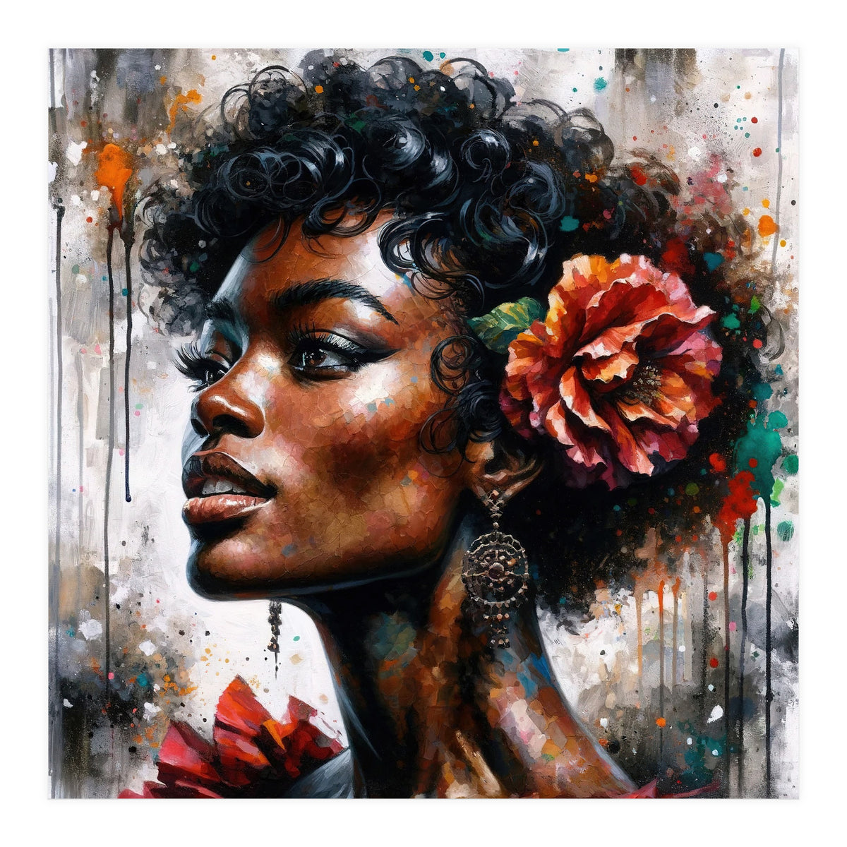 Ember Bloom Flamenco Profile (Print Only)