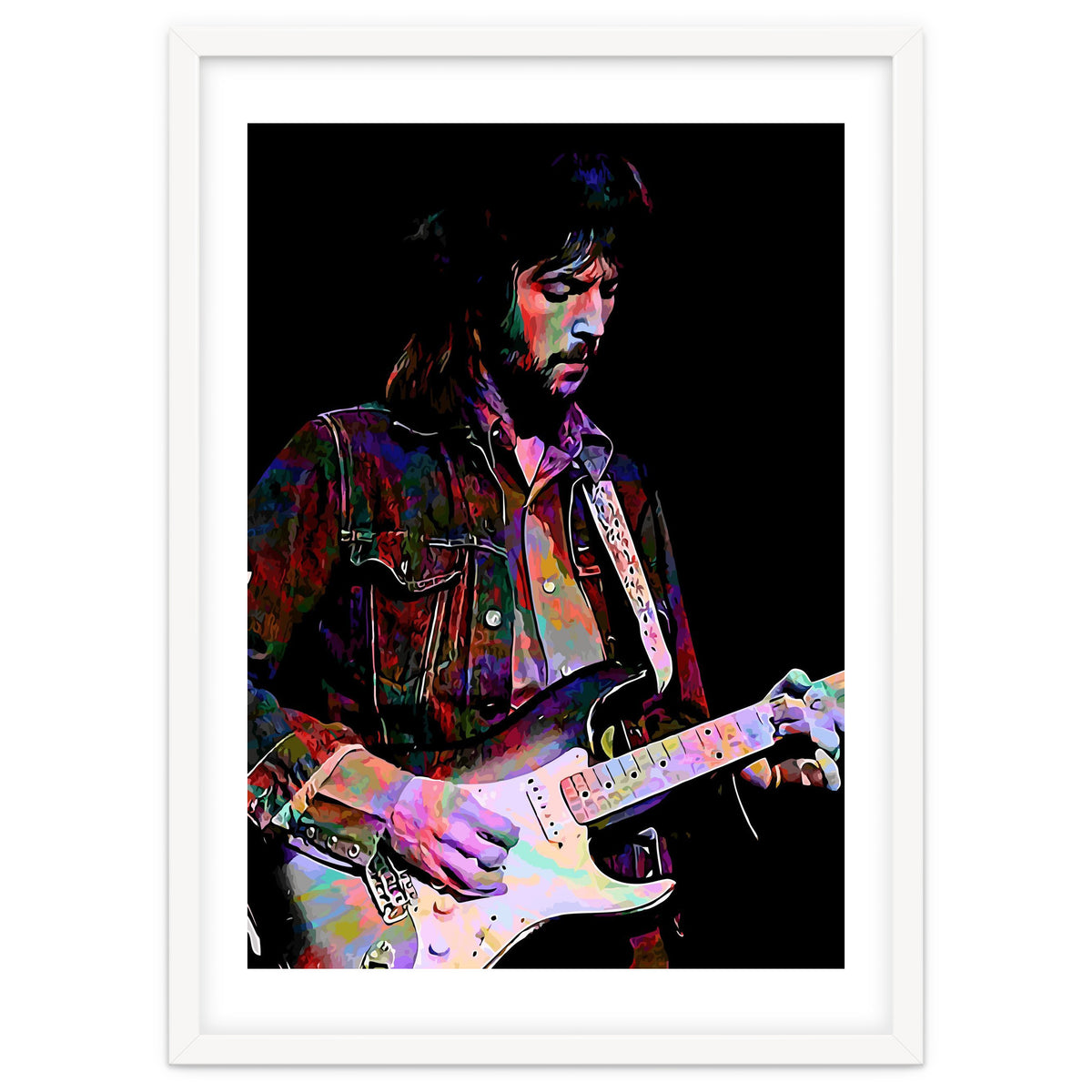 Eric Clapton Rock and Blues Guitarist Legend v2