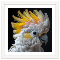 Close Up Of A Cockatoo With Yellow Crest