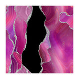 Magenta & Silver Agate Texture 01  (Print Only) thumbnail