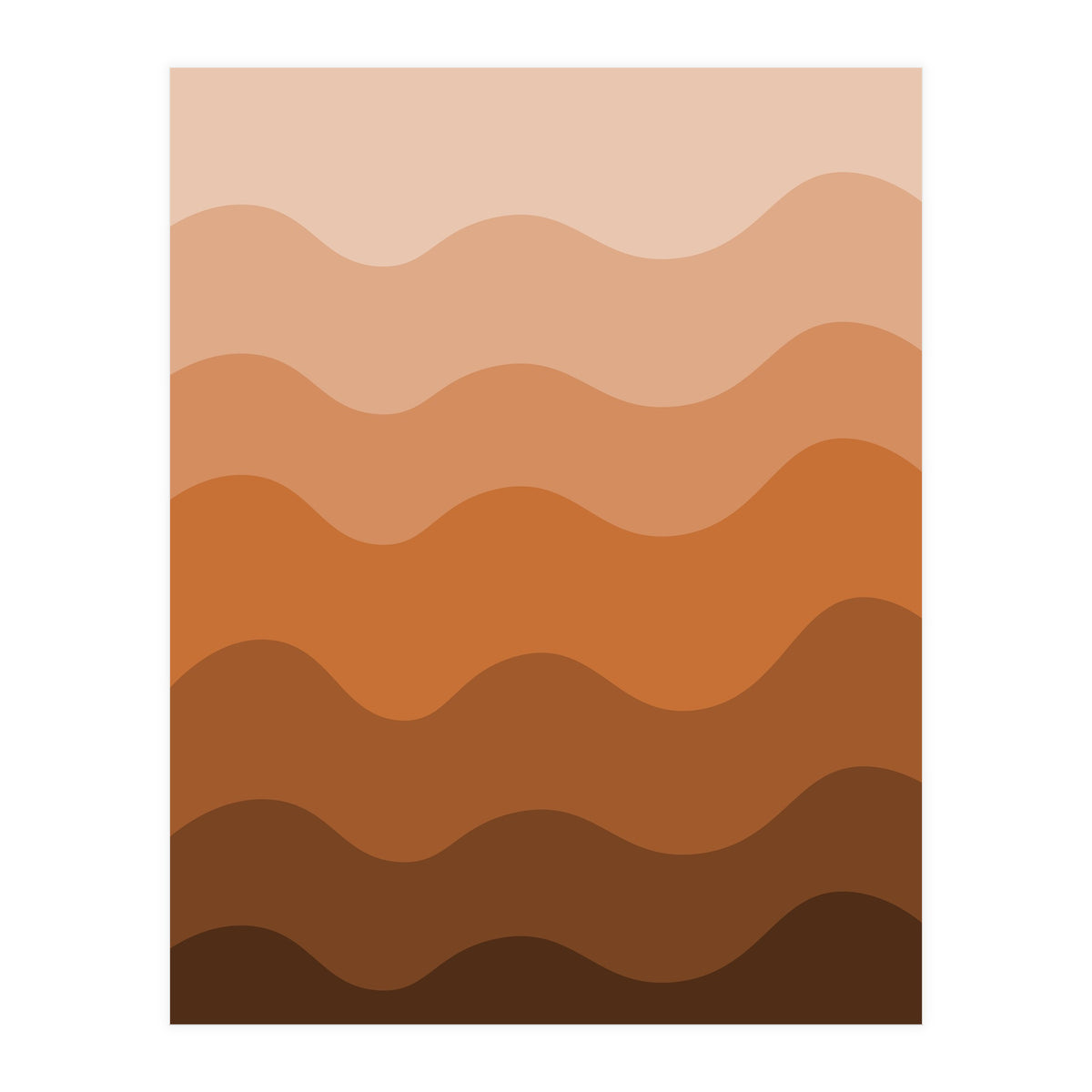 Brown gradient design  (Print Only)