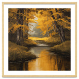 Golden Autumn Forest River thumbnail