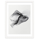 Abstract Black Flowing Fabric Wave thumbnail