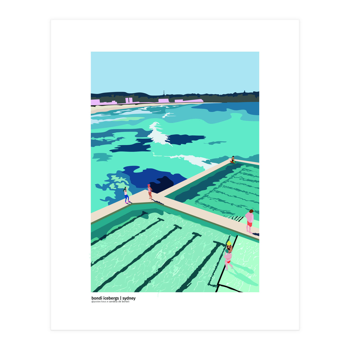 Bondi Icebergs Swimming Club - Sydney (Print Only)