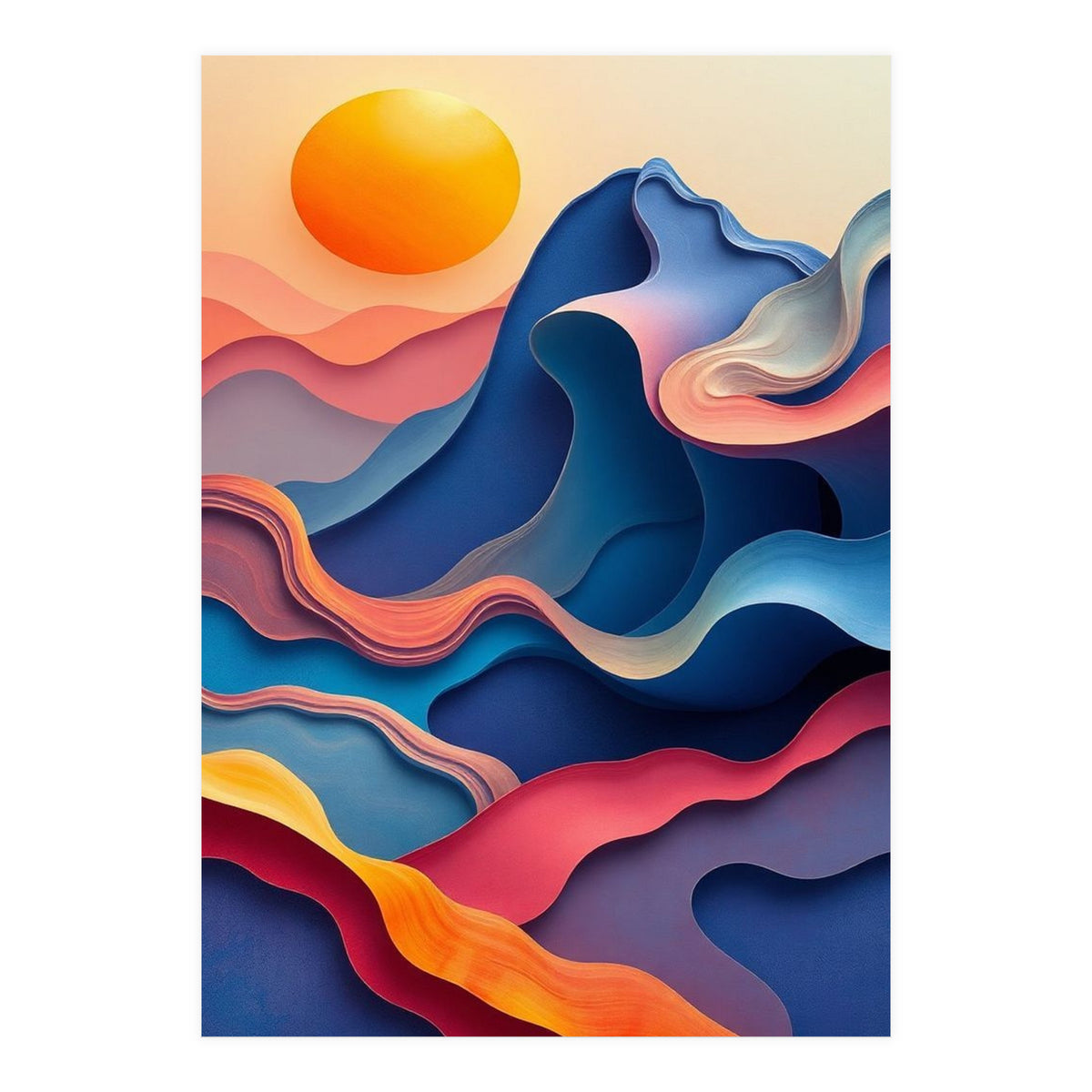 Sunset Over the Reef (Print Only)