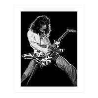 Eddie Van Halen American Rock Guitarist Legend (Print Only)