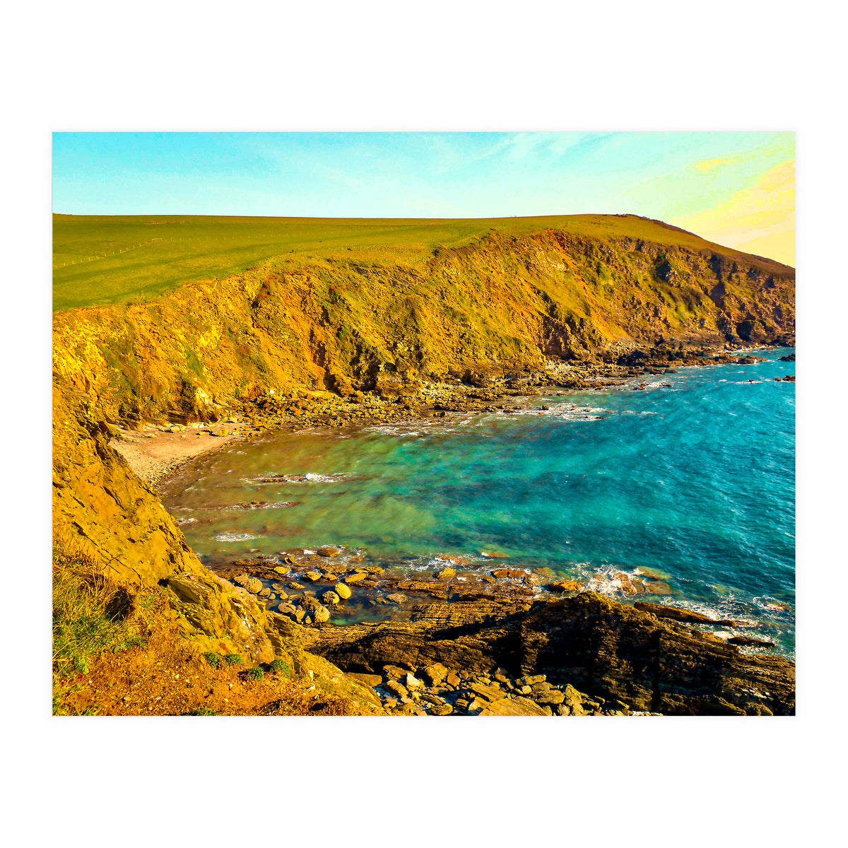 Devon cliffs (Print Only)