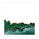 Emerald & Gold Agate Texture 12 (Print Only) thumbnail