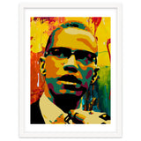 Malcolm X Colorful Abstract Art 2 thumbnail