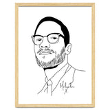 Malcolm X Illustration thumbnail