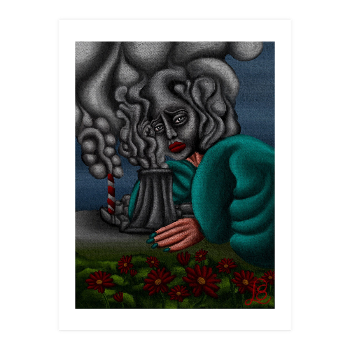 " It starts by the mind, then it takes the rest" (Print Only)