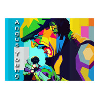 Angus Young Rock Singer Pop Art WPAP (Print Only)