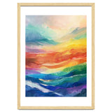 Vibrant Impasto Abstract Landscape Painting thumbnail