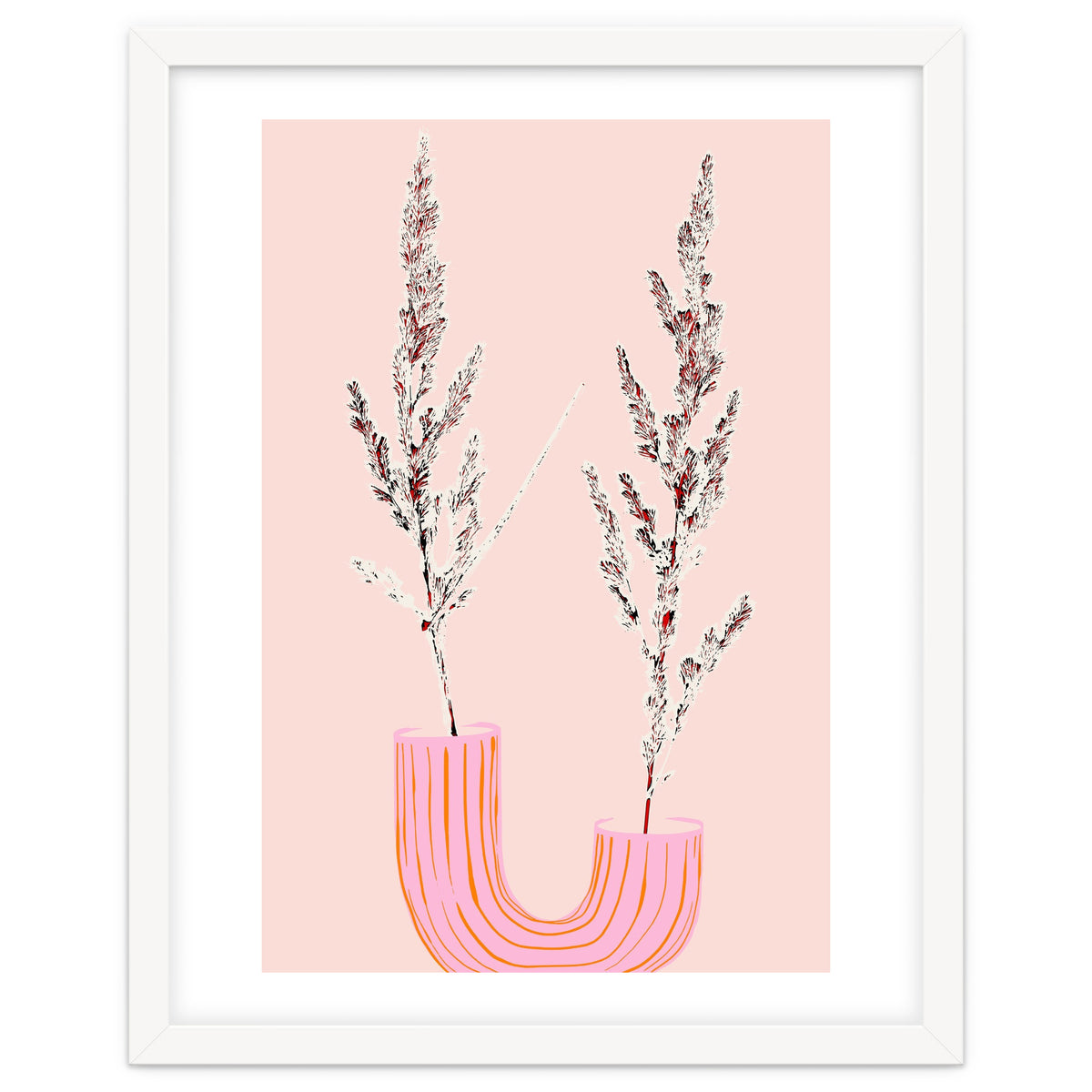 Plant based happyness Grasses 1 still life