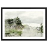 A natural hot spring landscape where steam rises - Iceland thumbnail