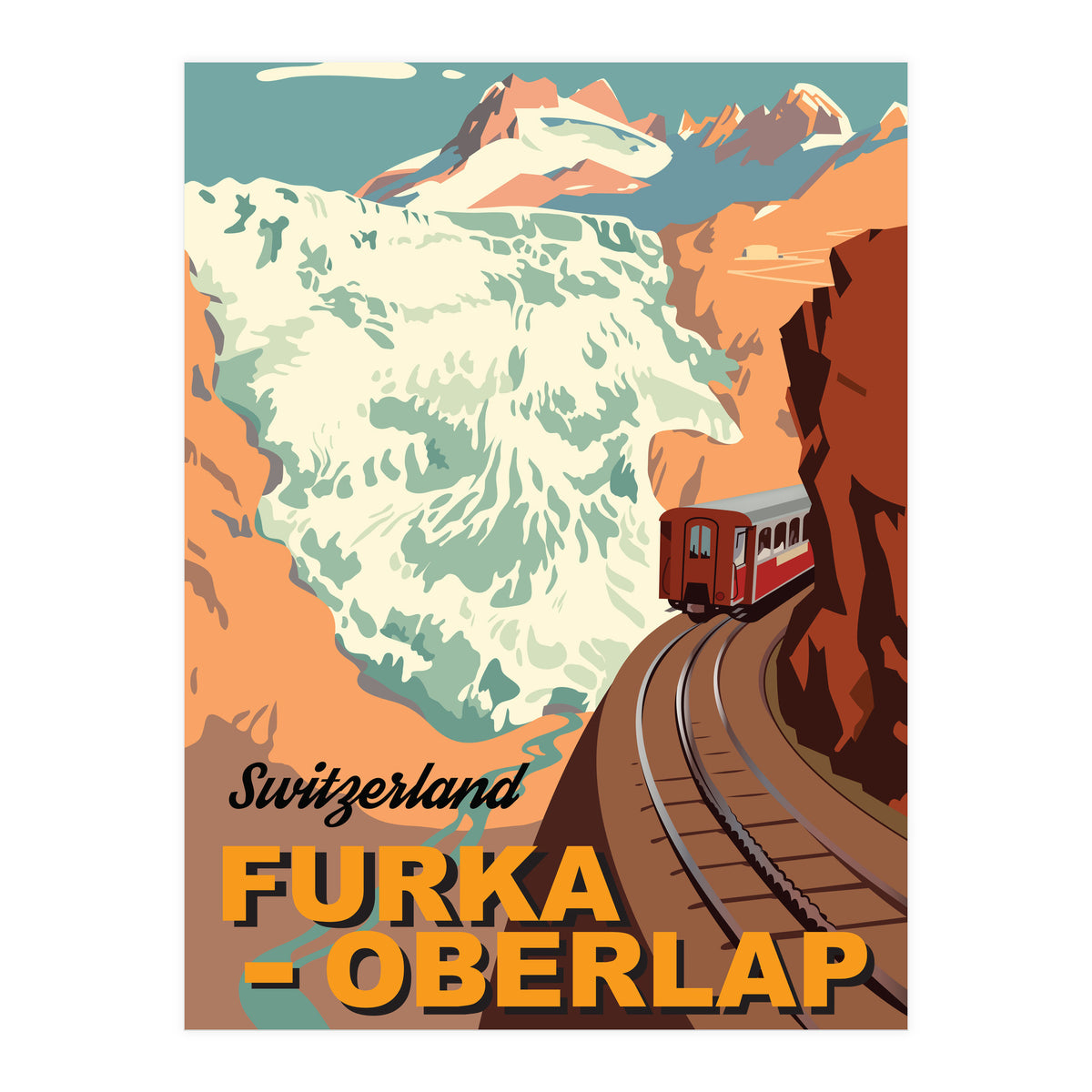 Furka Pass, Switzerland (Print Only)