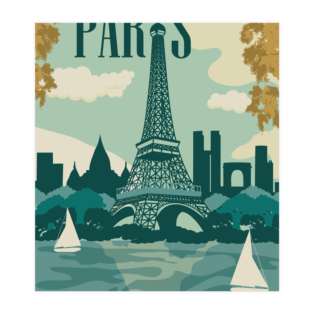 Paris, France (Print Only)