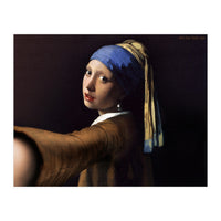 Girl With A Pearl Earring - Vermeer - Selfie (Print Only)