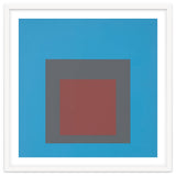 JOSEF ALBERS - HOMAGE TO THE SQUARE, BLUE, DARK RED thumbnail