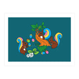 Friendly squirrels (Print Only) thumbnail