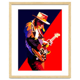 Stevie Ray Vaughan Rock Blues Guitarst Pop Art WPAP thumbnail