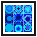 Circles & Rectangles Alt Blue 3 X 3: 3 thumbnail