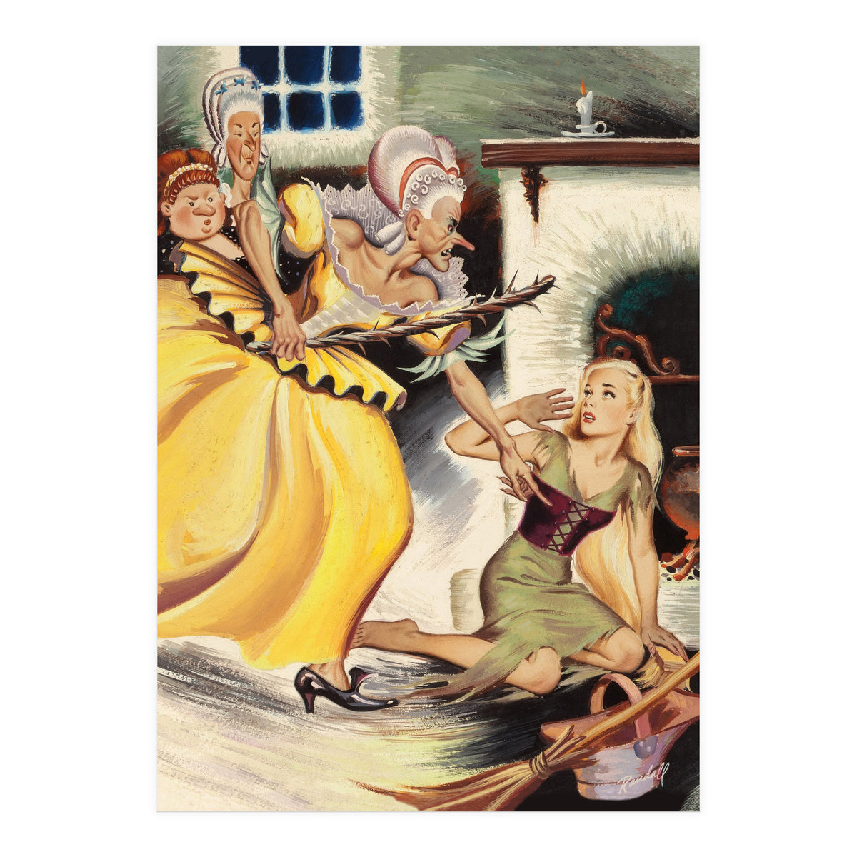 Pinup Cinderella  (Print Only)