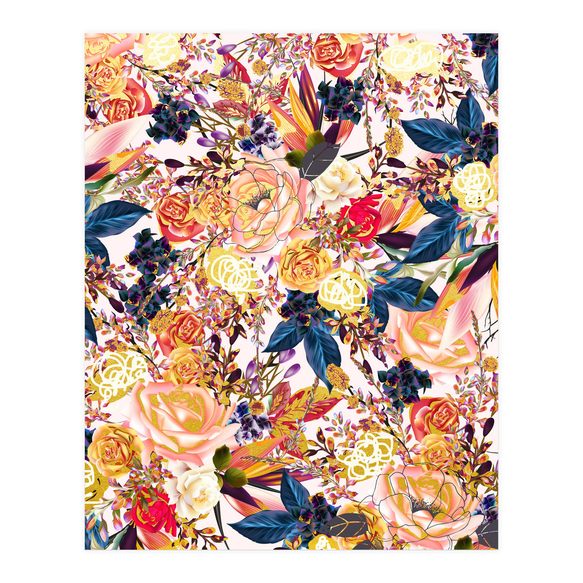 Rustic Floral #society6 #decor #buyart  (Print Only)