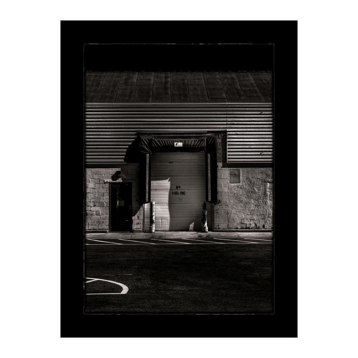 No Parking No 1 with Border (Print Only)