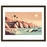 Vintage California, Coastline Poster thumbnail