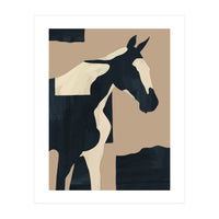 Abstract Minimal Horse 7 (Print Only)
