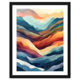 Abstract Ethereal Mountain Landscape thumbnail