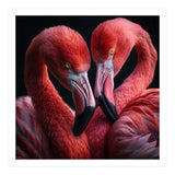 Two Flamingos Together (Print Only) thumbnail
